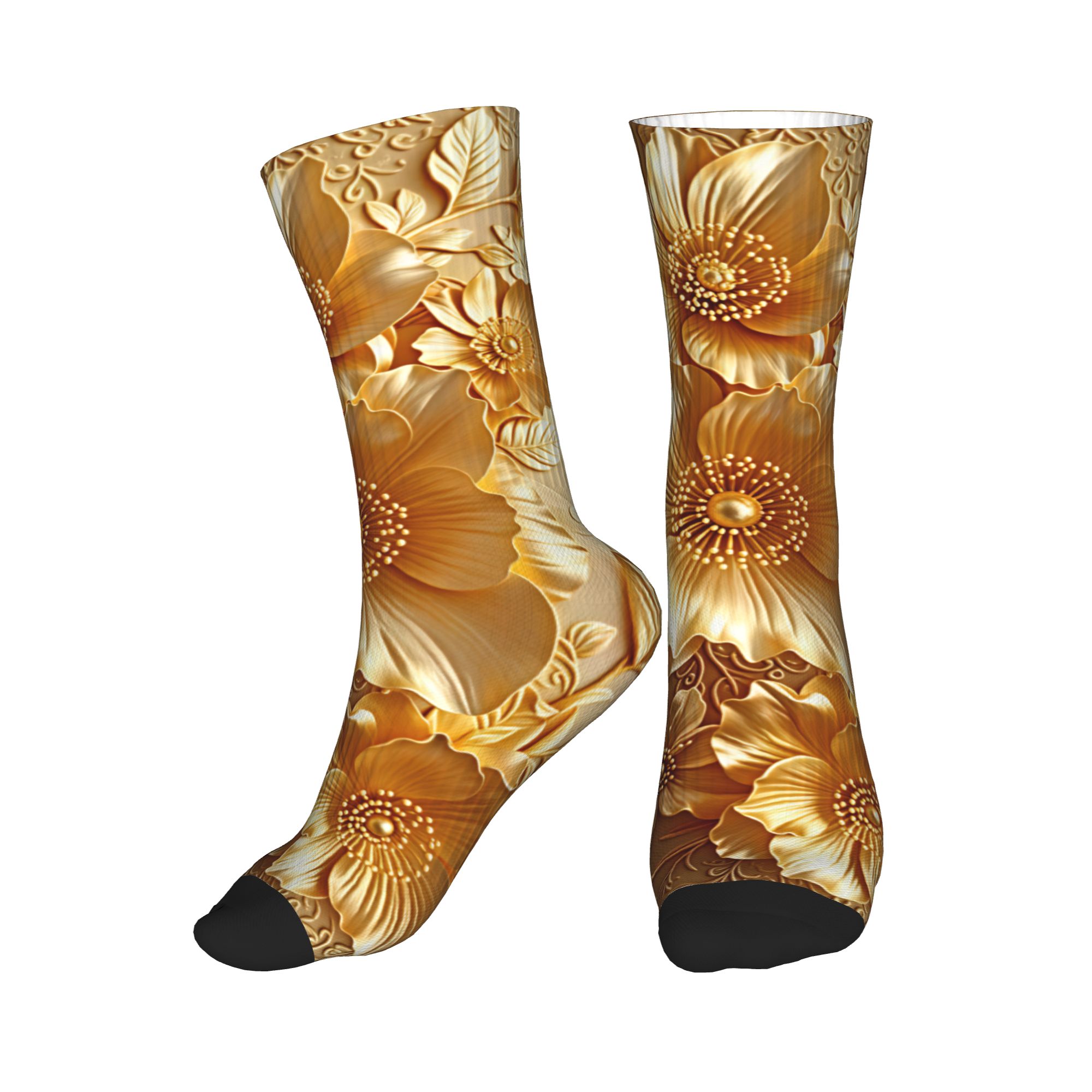 Dress Sock Men - Calcetines de Vestir con Estampado Floral