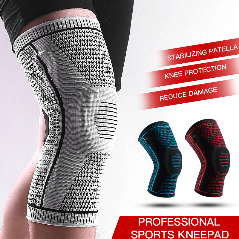 Compression Sleeve Calf - Rodillera antideslizante con estabilizadores de almohadilla
