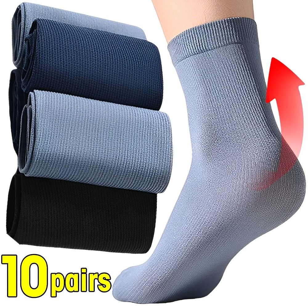 Silk Sock Bamboo - 10 pares de calcetines de seda