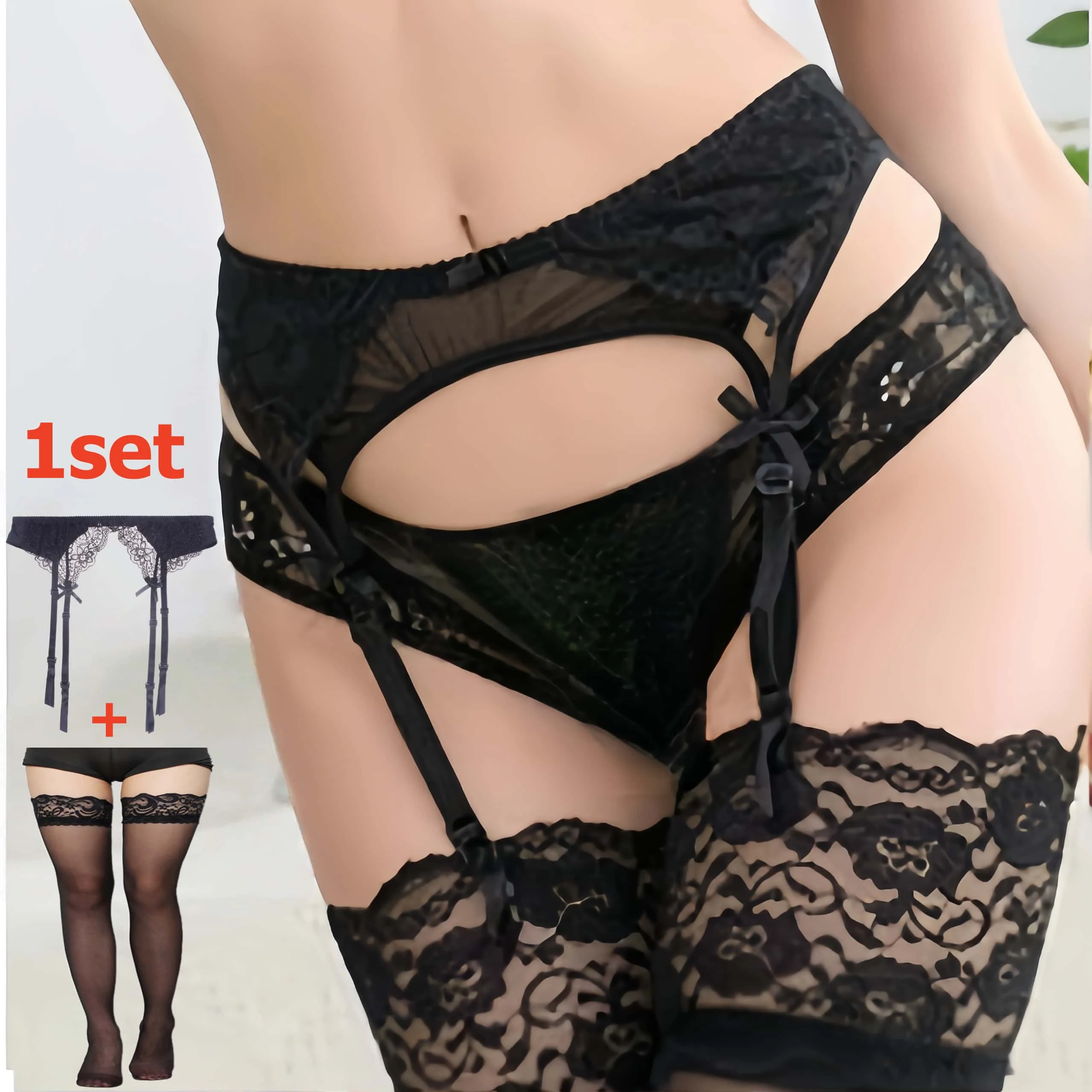 Tights Pantyhose Sheer - Conjunto de 2 piezas de medias