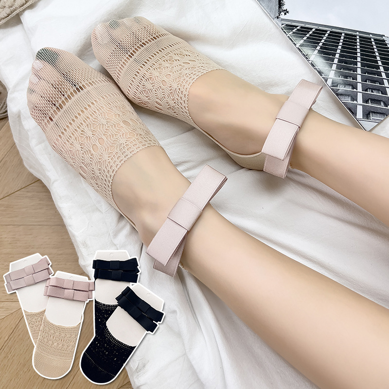 Invisibility Sock Loafer - Calcetines estilo ballet para niñas, calcetines