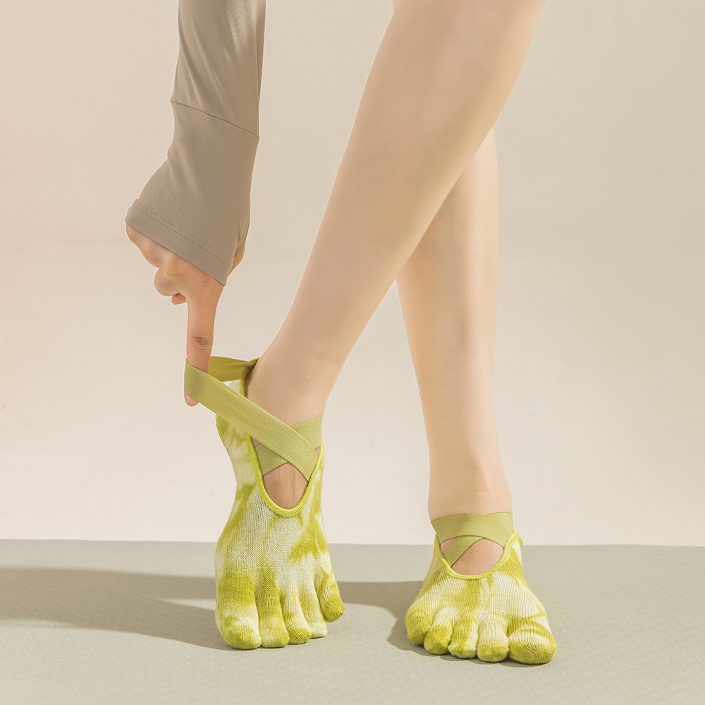 Grip Sock Yoga - Calcetines de Yoga Antideslizantes de Cinco