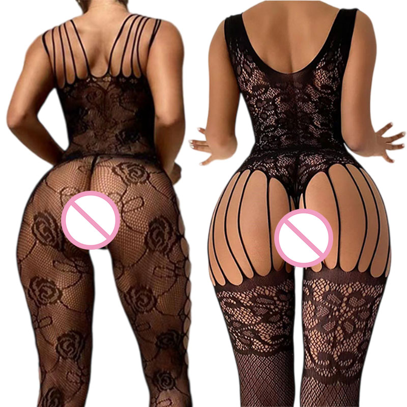 Medias negras sin entrepierna  - Fishnet Stocking Women reseña y precio