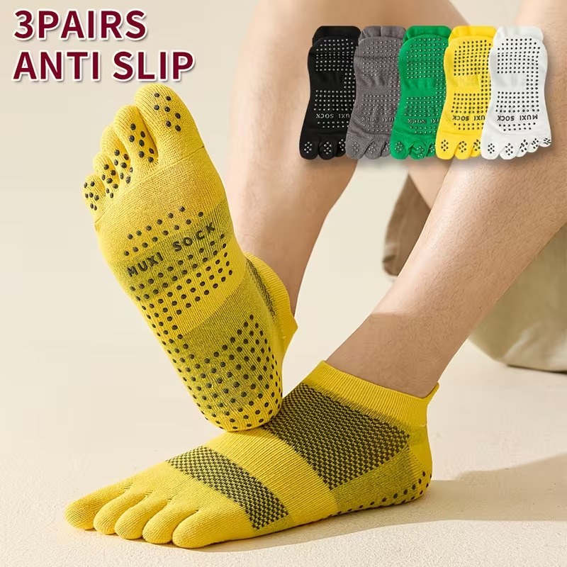 Calcetines de 3 Pares para Hom - Grip Sock Yoga reseña y precio