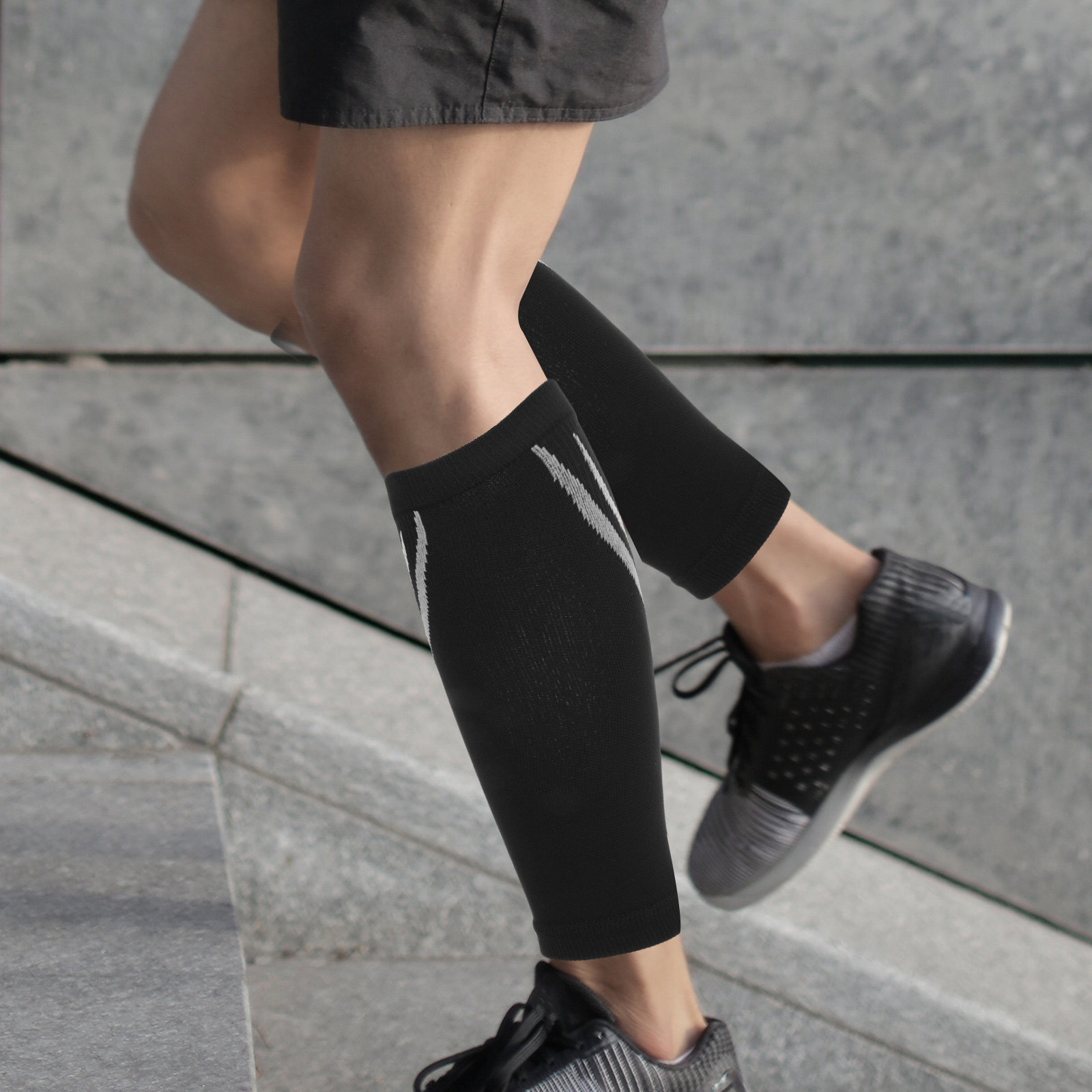 1 par de mangas de compresión  - Compression Sleeve Calf reseña y precio