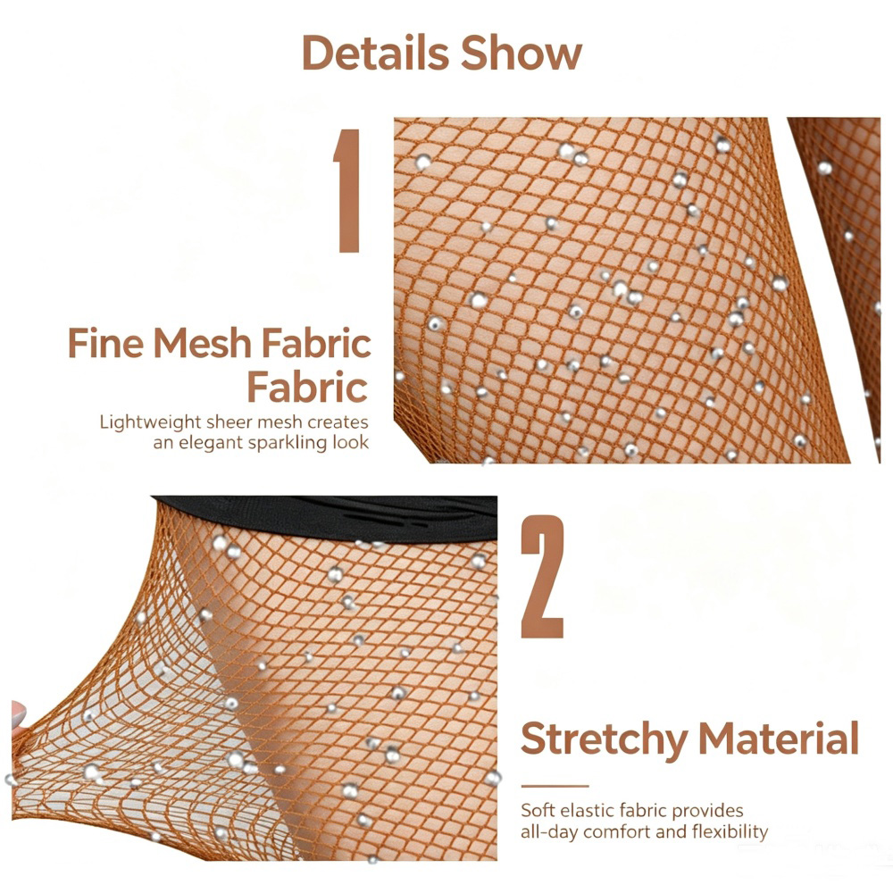 Medias de baile de red elástic - Fishnet Stocking Women reseña y precio