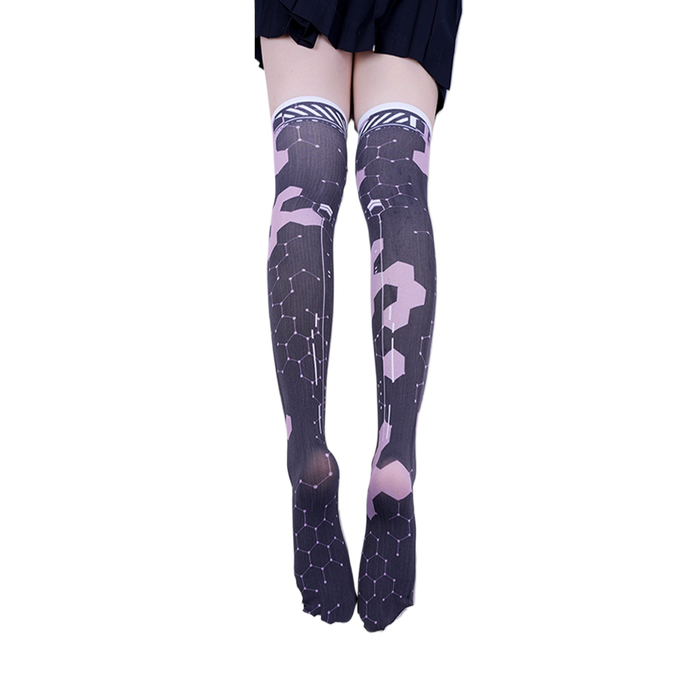 Medias de cosplay de robot de  - Knee High Sock Women reseña y precio