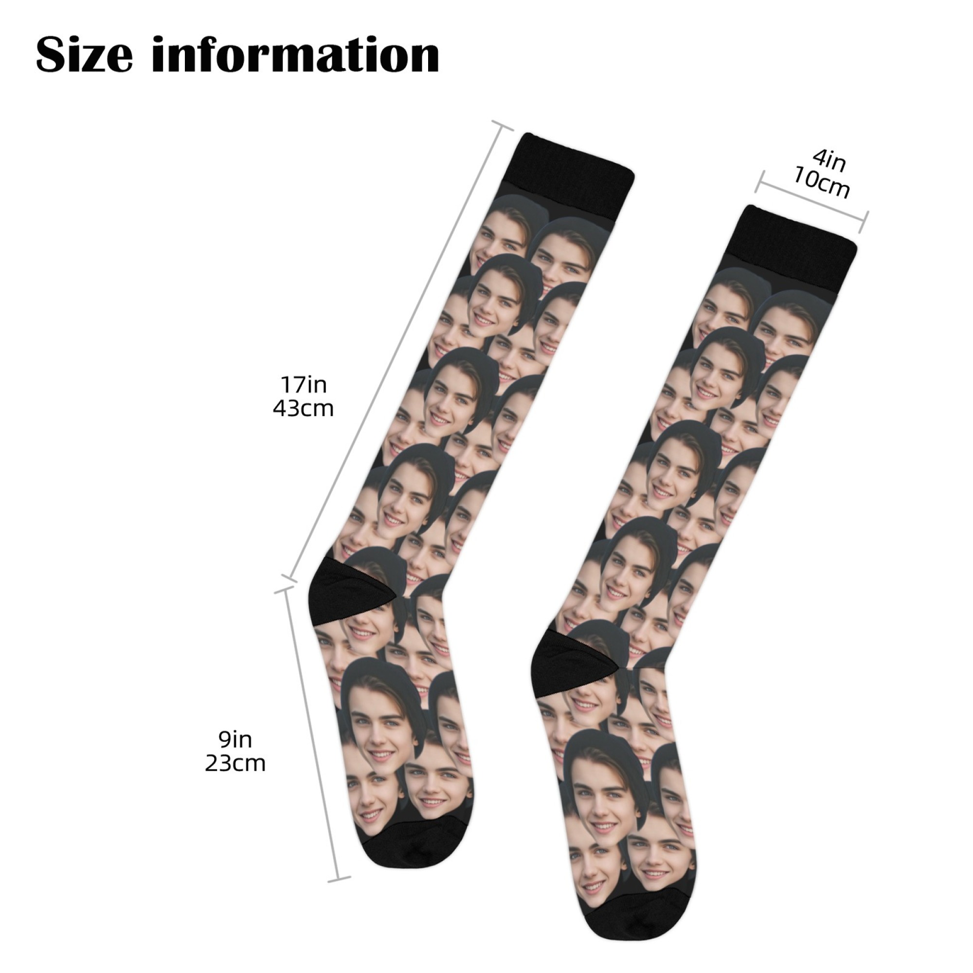Calcetines personalizados con  - No Show Sock Women reseña y precio