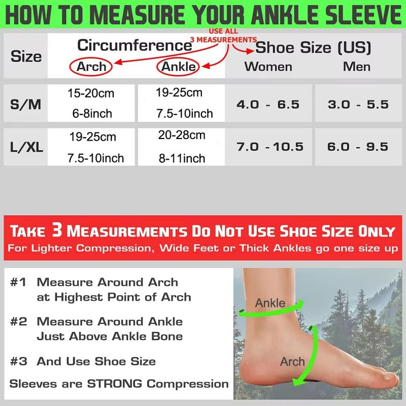 1 par de tobilleras deportivas - Ankle Brace Sock reseña y precio