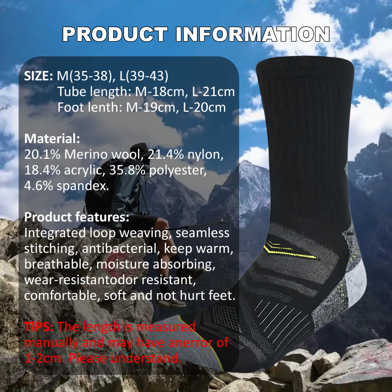 Calcetines de lana merina para - Wool Hiking Sock reseña y precio